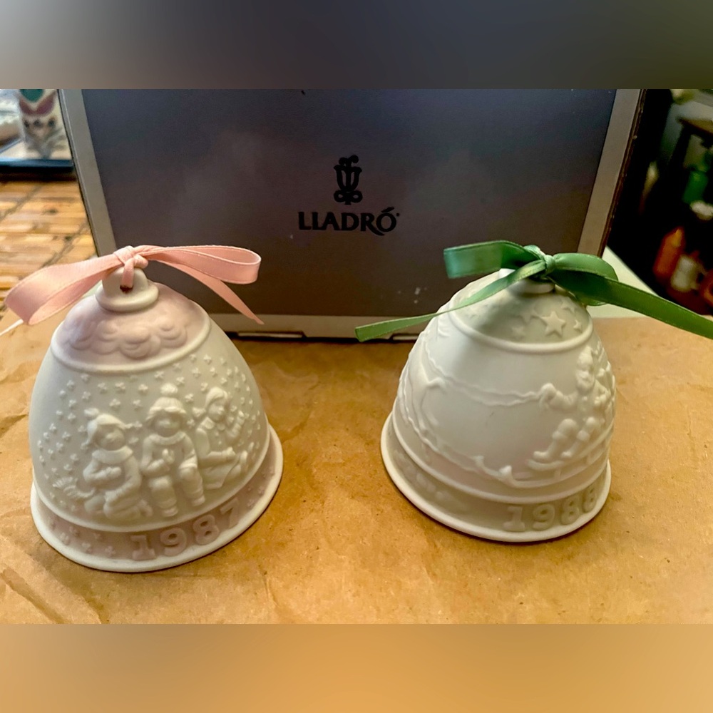 Lladro 1987 & 1988 bells new no box